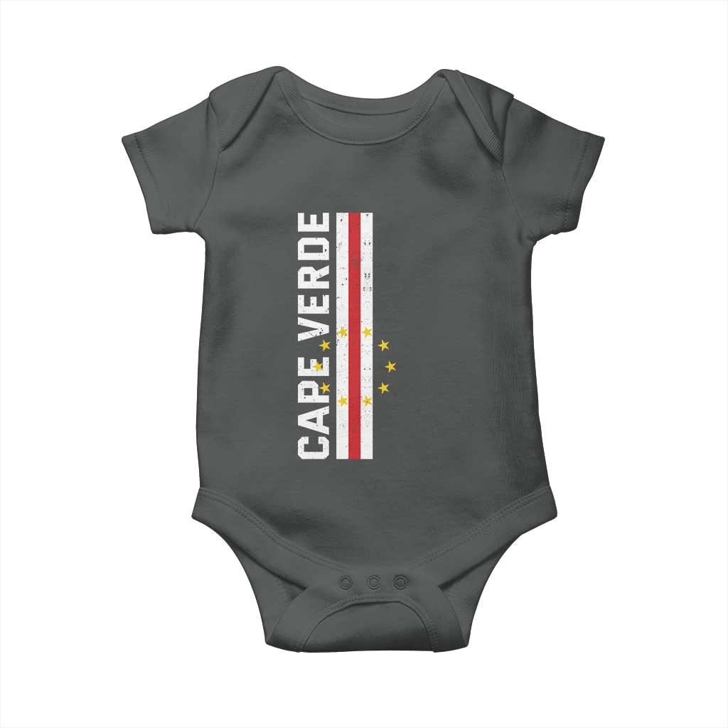 Cabo Verde Pride Vintage Jersey Cape Verdean Flag Baby Onesie