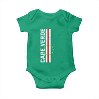 Cabo Verde Pride Vintage Jersey Cape Verdean Flag Baby Onesie