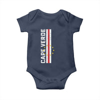 Cabo Verde Pride Vintage Jersey Cape Verdean Flag Baby Onesie