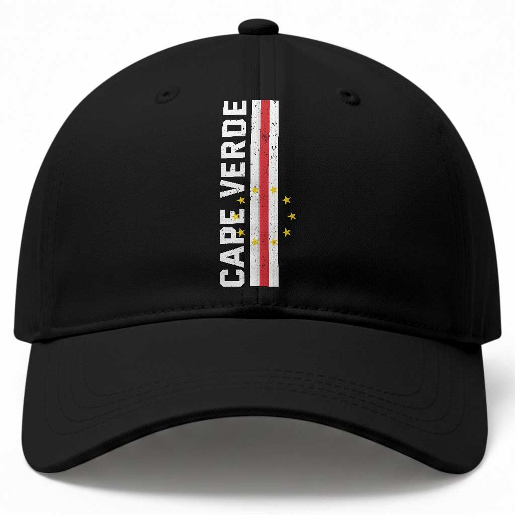 Cabo Verde Pride Vintage Jersey Cape Verdean Flag Baseball Cap
