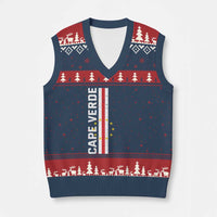 Cabo Verde Pride Vintage Jersey Cape Verdean Flag V-Neck Knit Sweater Vest