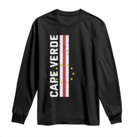 Cabo Verde Pride Vintage Jersey Cape Verdean Flag Long Sleeve Shirt