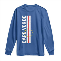 Cabo Verde Pride Vintage Jersey Cape Verdean Flag Long Sleeve Shirt