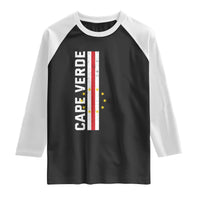 Cabo Verde Pride Vintage Jersey Cape Verdean Flag Raglan Shirt
