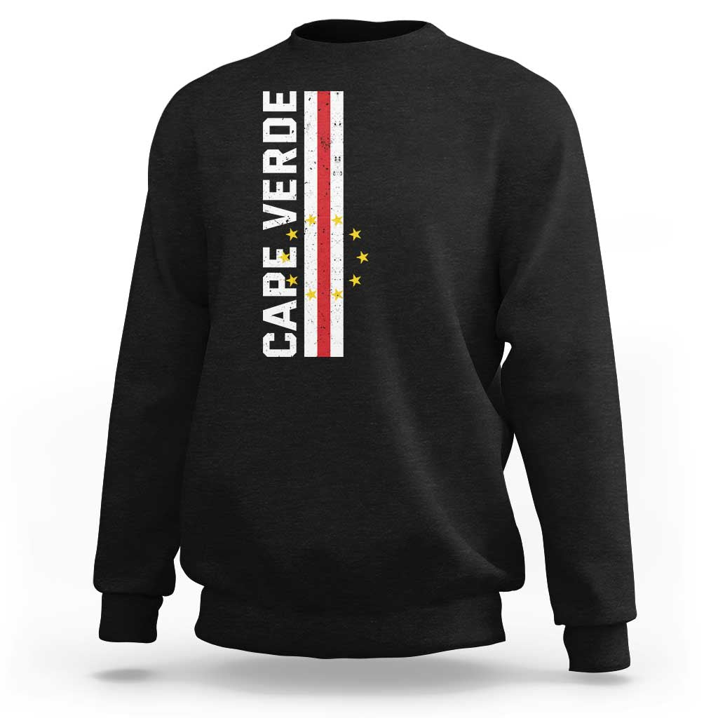 Cabo Verde Pride Vintage Jersey Cape Verdean Flag Sweatshirt