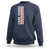 Cabo Verde Pride Vintage Jersey Cape Verdean Flag Sweatshirt