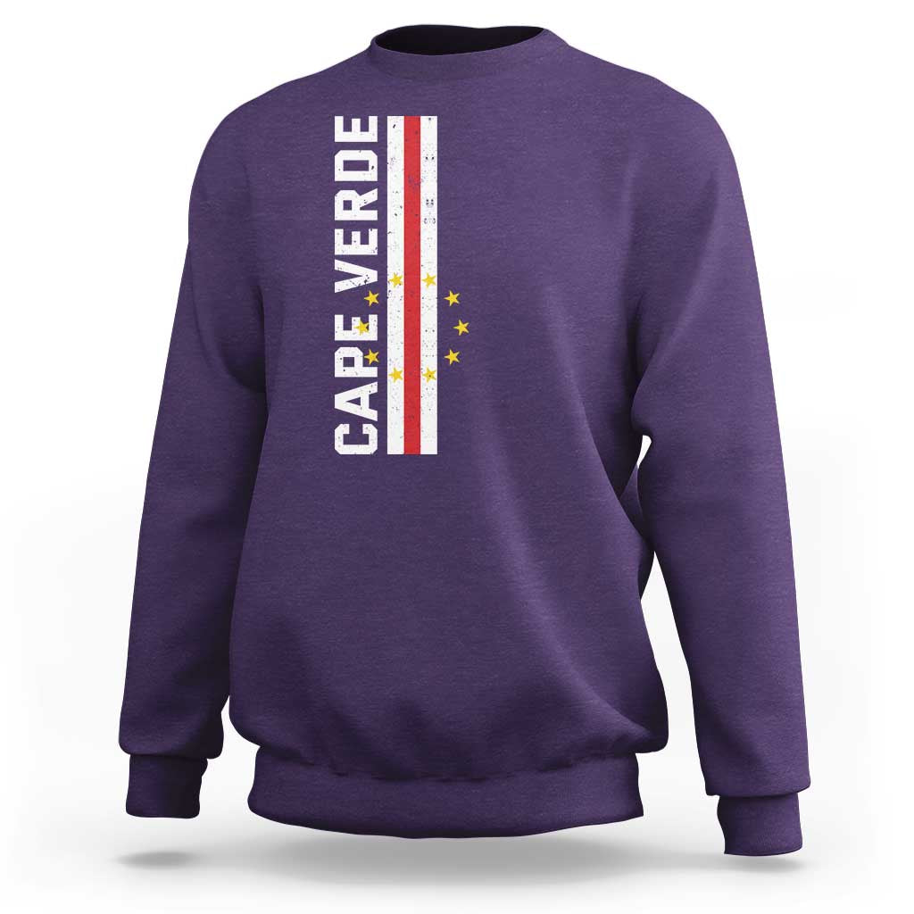 Cabo Verde Pride Vintage Jersey Cape Verdean Flag Sweatshirt