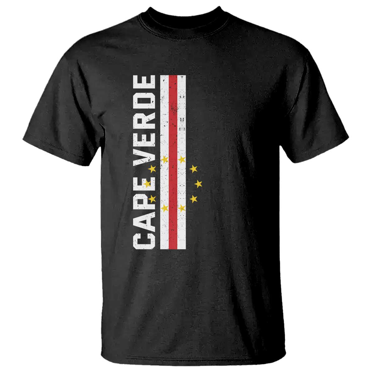 Cabo Verde Pride Vintage Jersey Cape Verdean Flag T Shirt