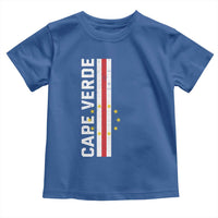 Cabo Verde Pride Vintage Jersey Cape Verdean Flag Toddler T Shirt