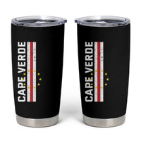Cabo Verde Pride Vintage Jersey Cape Verdean Flag Tumbler Cup