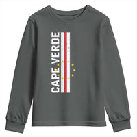 Cabo Verde Pride Vintage Jersey Cape Verdean Flag Youth Sweatshirt