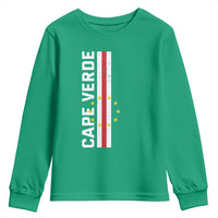 Cabo Verde Pride Vintage Jersey Cape Verdean Flag Youth Sweatshirt