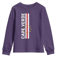 Cabo Verde Pride Vintage Jersey Cape Verdean Flag Youth Sweatshirt