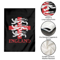 England Three Lions Symbol English Pride Souvenir Garden Flag