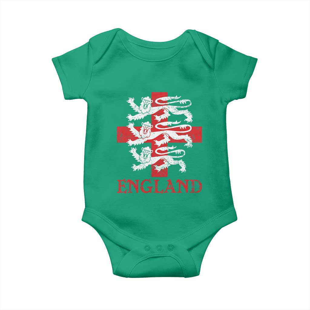 England Three Lions Symbol English Pride Souvenir Baby Onesie