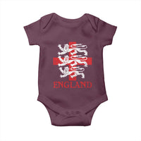 England Three Lions Symbol English Pride Souvenir Baby Onesie