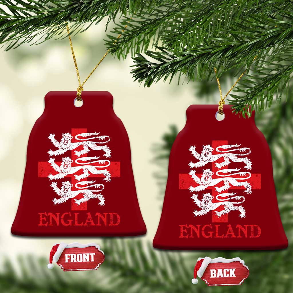 England Three Lions Symbol English Pride Souvenir Ceramic Ornament