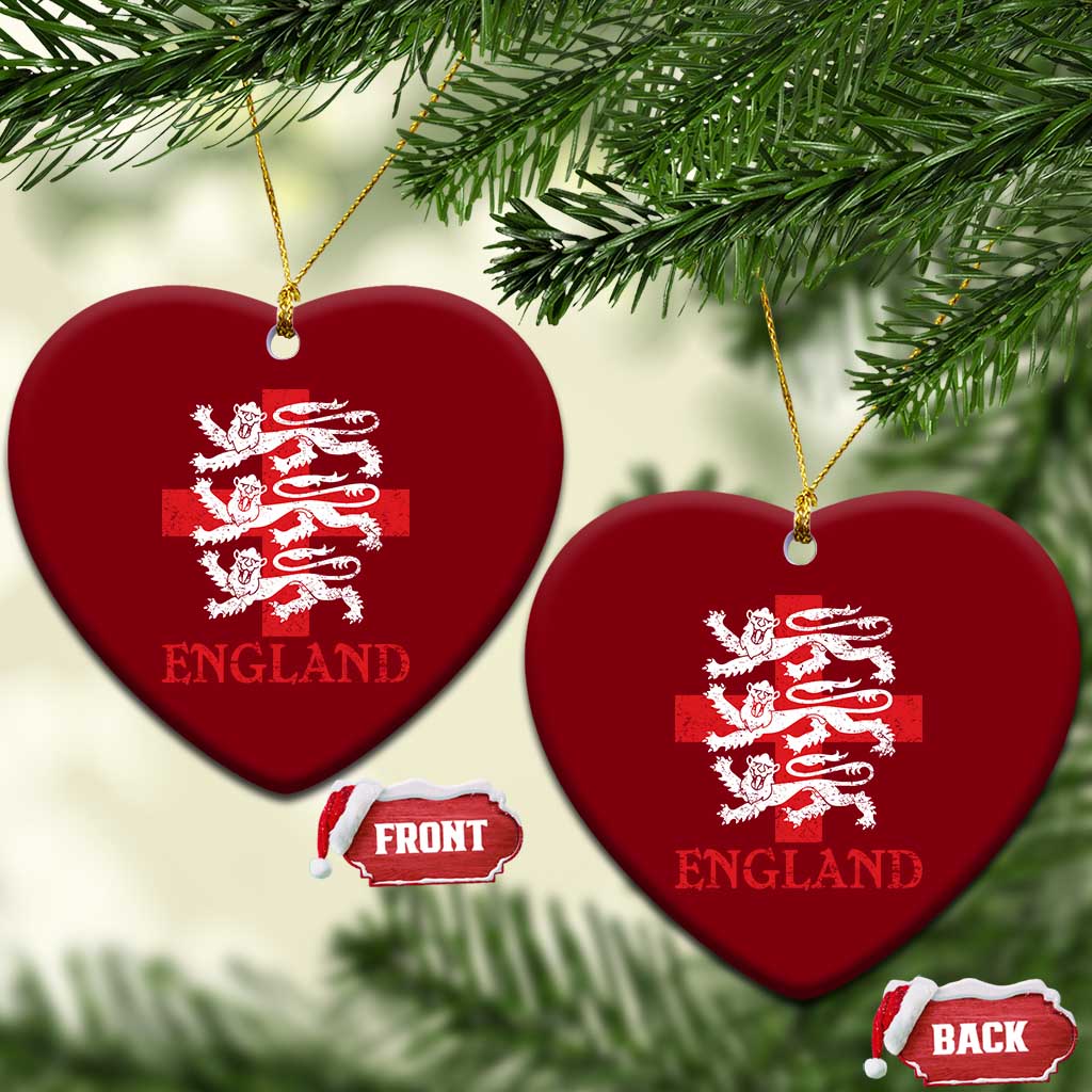 England Three Lions Symbol English Pride Souvenir Ceramic Ornament