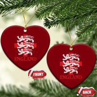 England Three Lions Symbol English Pride Souvenir Ceramic Ornament