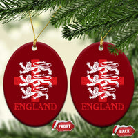 England Three Lions Symbol English Pride Souvenir Ceramic Ornament