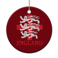 England Three Lions Symbol English Pride Souvenir Ceramic Ornament