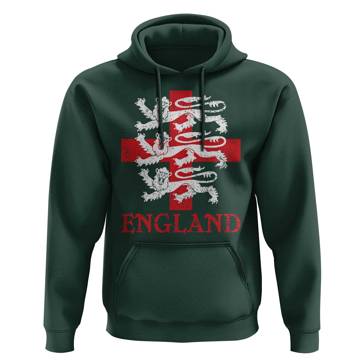 England Three Lions Symbol English Pride Souvenir Hoodie