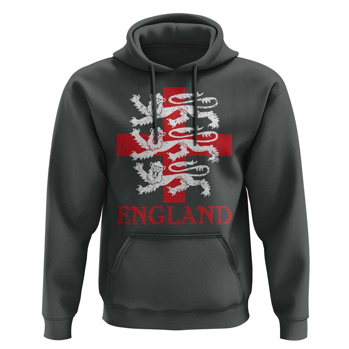 England Three Lions Symbol English Pride Souvenir Hoodie