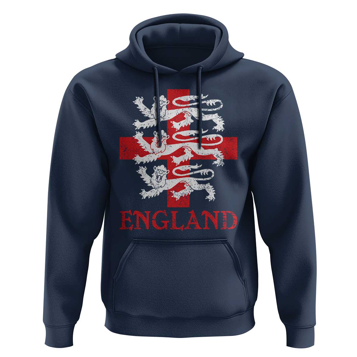 England Three Lions Symbol English Pride Souvenir Hoodie