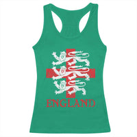 England Three Lions Symbol English Pride Souvenir Racerback Tank Top