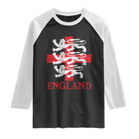 England Three Lions Symbol English Pride Souvenir Raglan Shirt