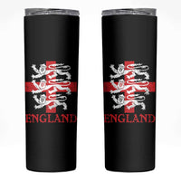 England Three Lions Symbol English Pride Souvenir Skinny Tumbler
