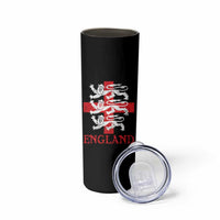 England Three Lions Symbol English Pride Souvenir Skinny Tumbler