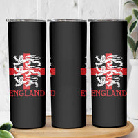 England Three Lions Symbol English Pride Souvenir Skinny Tumbler
