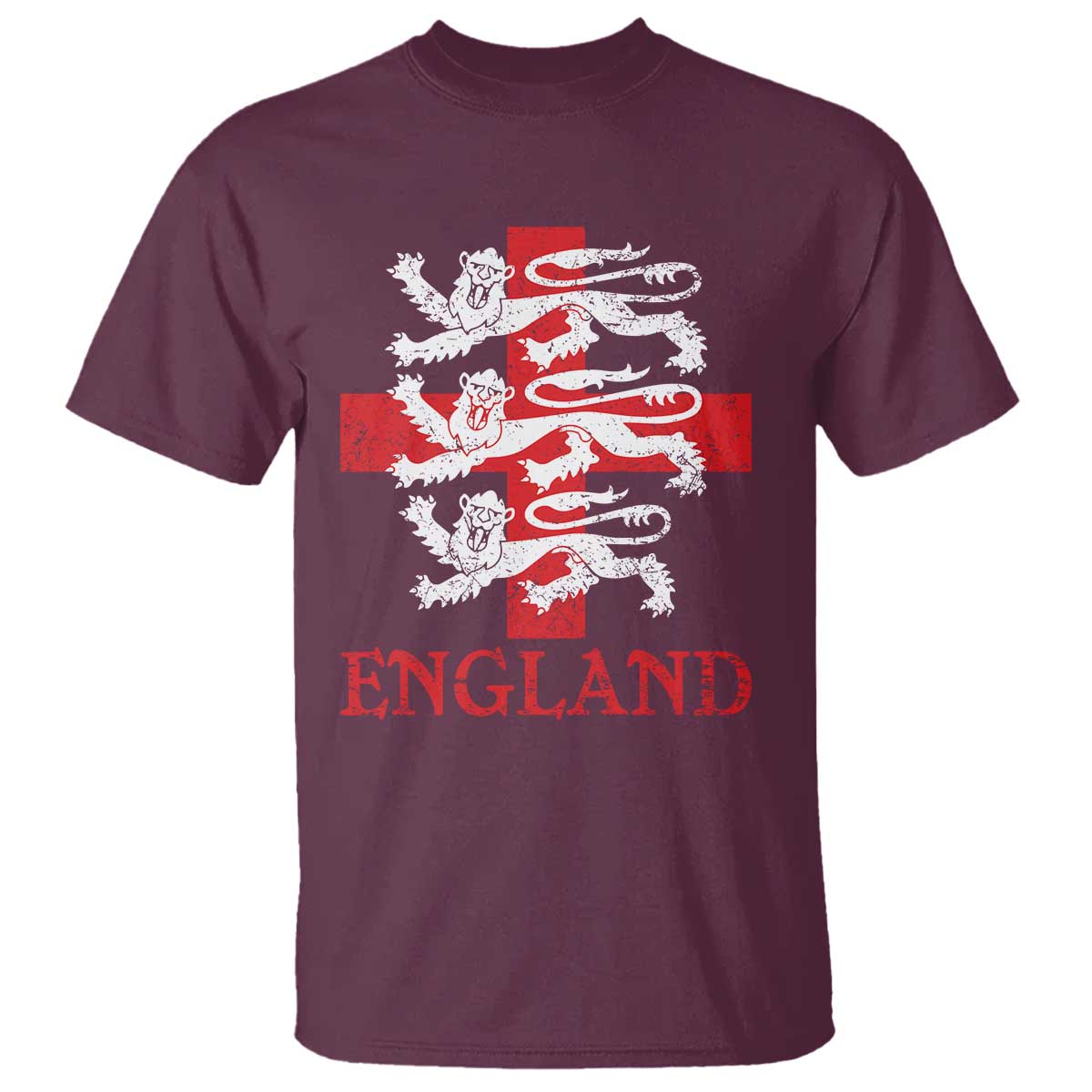 England Three Lions Symbol English Pride Souvenir T Shirt
