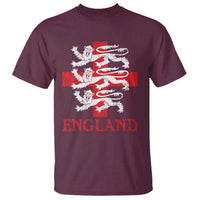 England Three Lions Symbol English Pride Souvenir T Shirt