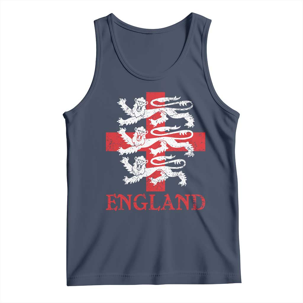 England Three Lions Symbol English Pride Souvenir Tank Top