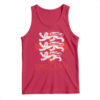 England Three Lions Symbol English Pride Souvenir Tank Top