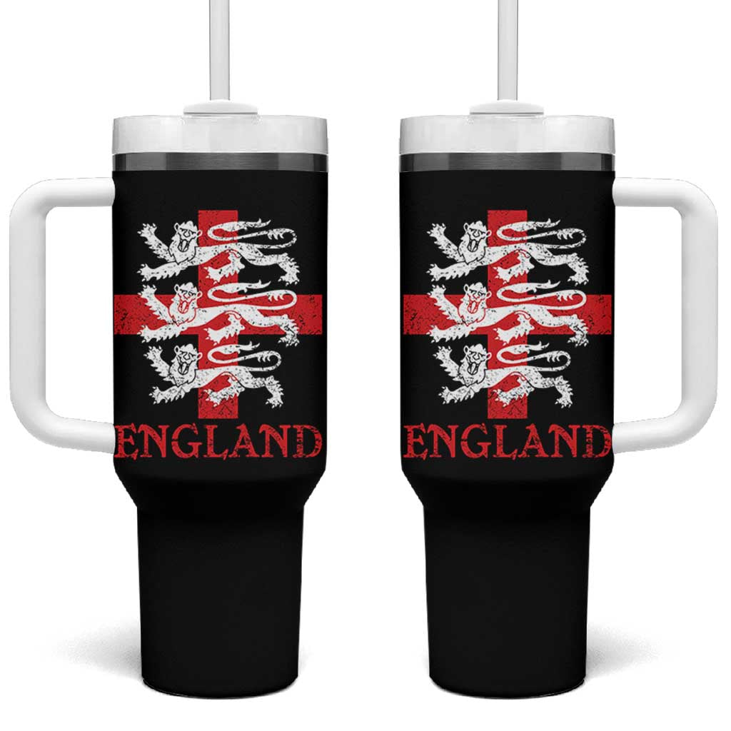 England Three Lions Symbol English Pride Souvenir Tumbler With Handle