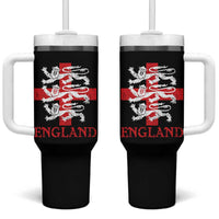 England Three Lions Symbol English Pride Souvenir Tumbler With Handle
