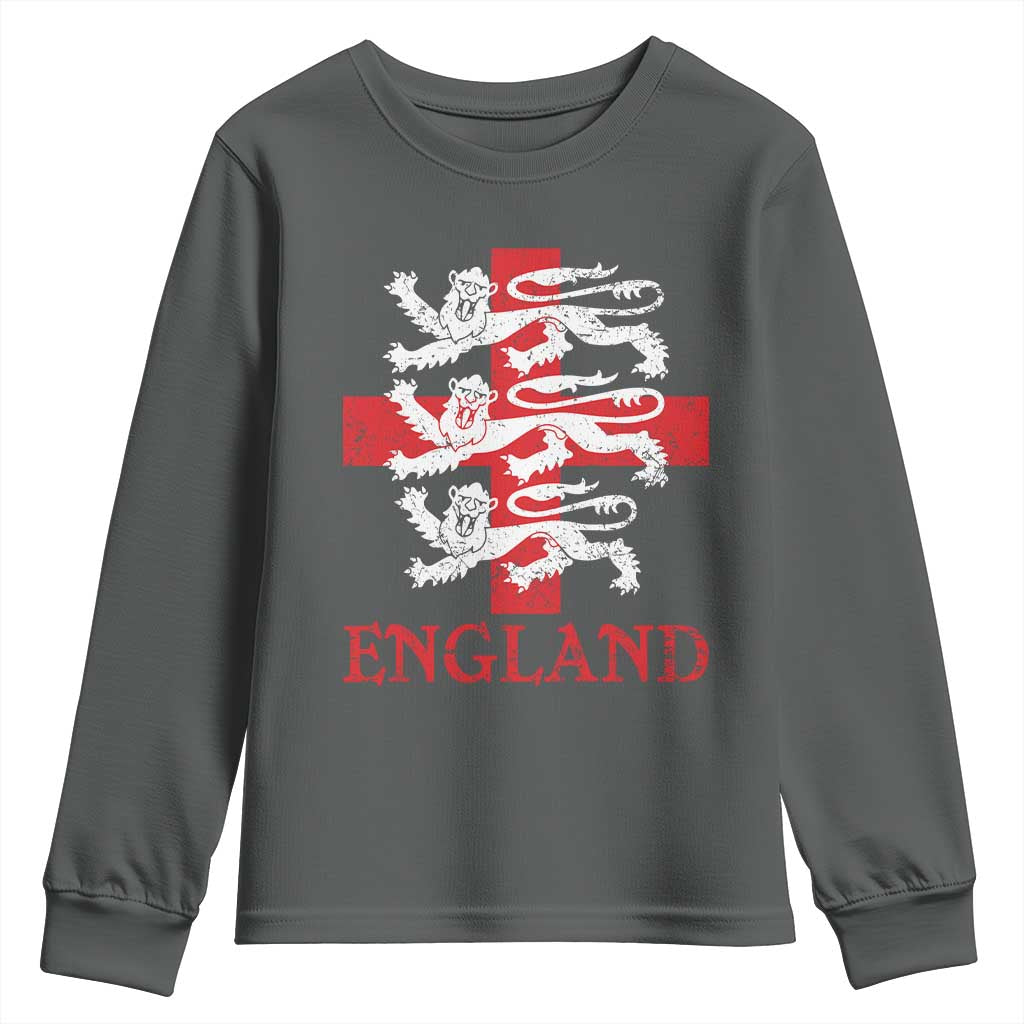 England Three Lions Symbol English Pride Souvenir Youth Sweatshirt