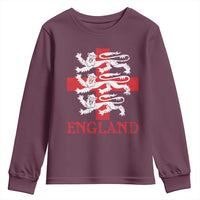 England Three Lions Symbol English Pride Souvenir Youth Sweatshirt