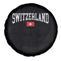Vintage Switzerland National Pride The Swiss Cross Spare Tire Cover