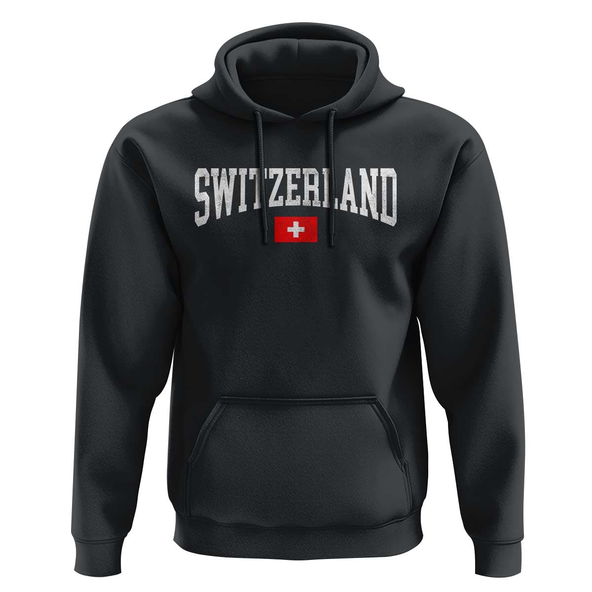 Vintage Switzerland National Pride The Swiss Cross Hoodie