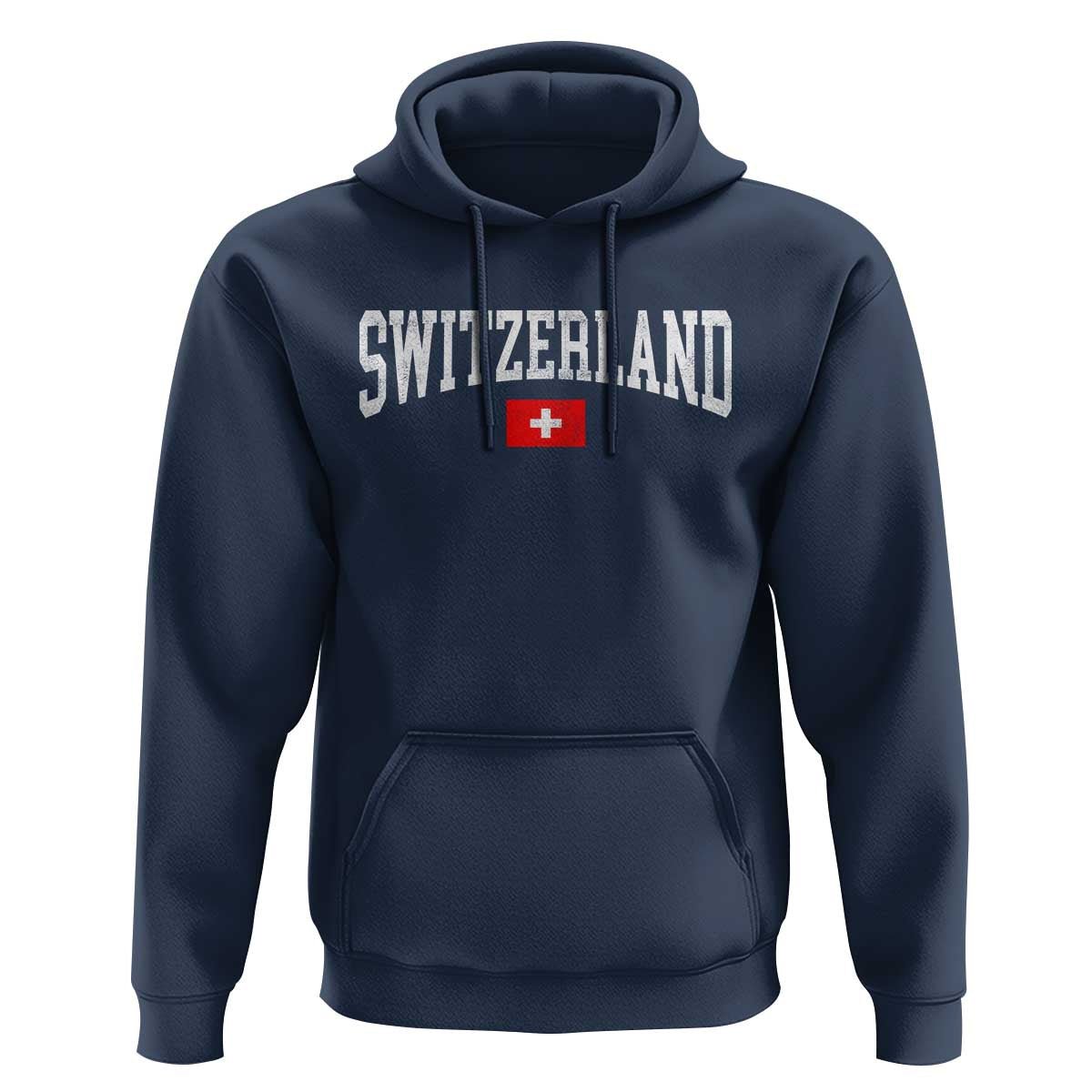 Vintage Switzerland National Pride The Swiss Cross Hoodie