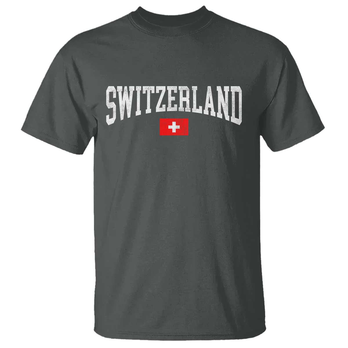 Vintage Switzerland National Pride The Swiss Cross T Shirt