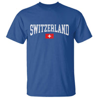 Vintage Switzerland National Pride The Swiss Cross T Shirt