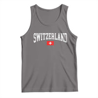 Vintage Switzerland National Pride The Swiss Cross Tank Top