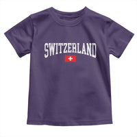 Vintage Switzerland National Pride The Swiss Cross Toddler T Shirt