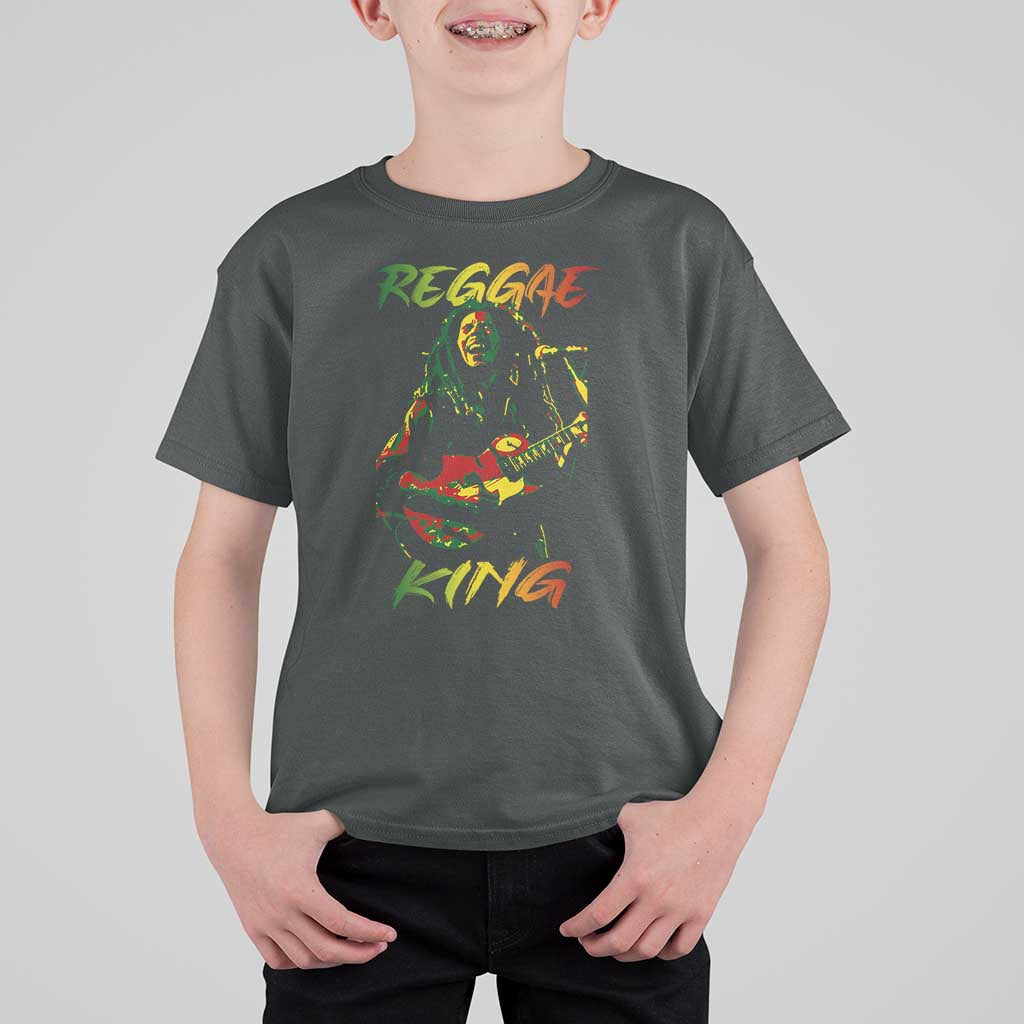 Legend Bob T Shirt For Kid Reggae King Music Rastafarian - Wonder Print Shop