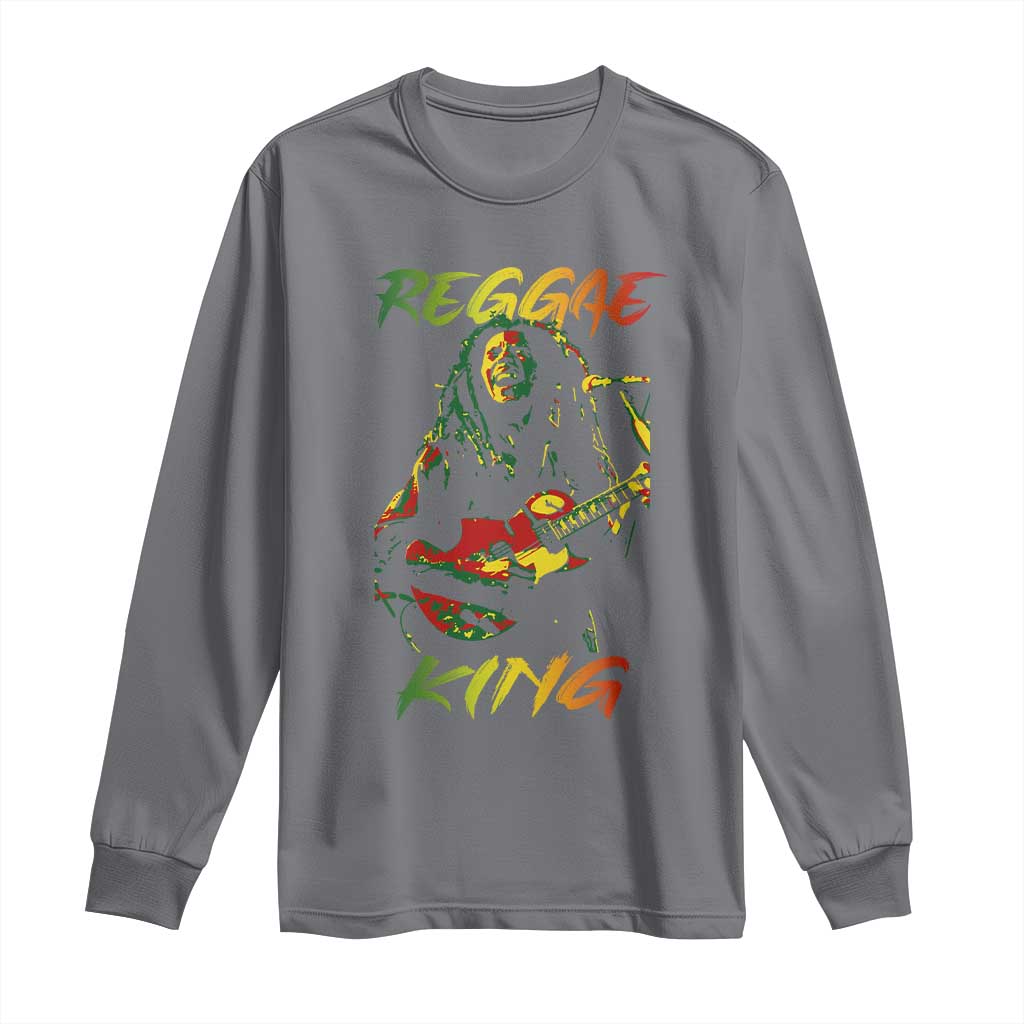 Legend Bob Long Sleeve Shirt Reggae King Music Rastafarian - Wonder Print Shop